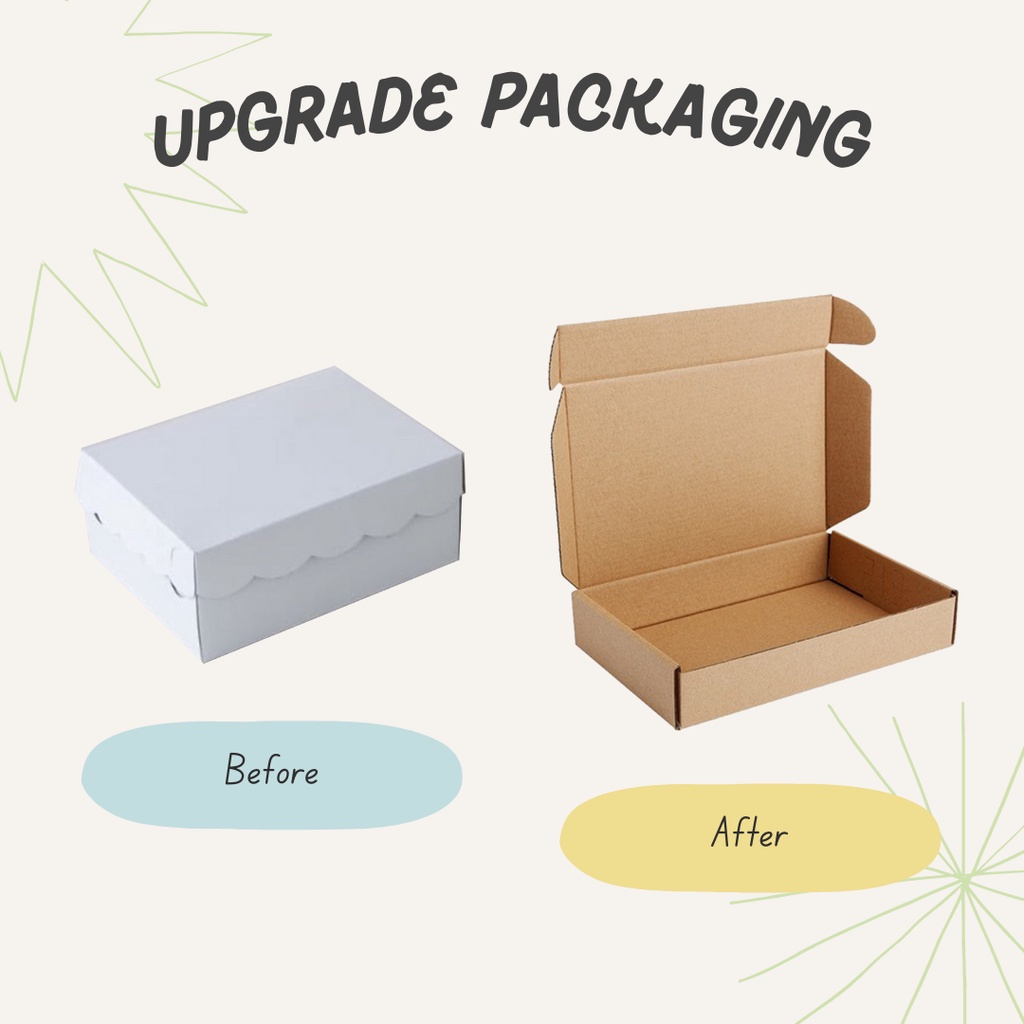 

Upgrade Packaging Tambahan Kardus Die Cut dan Bubble Wrap Extra