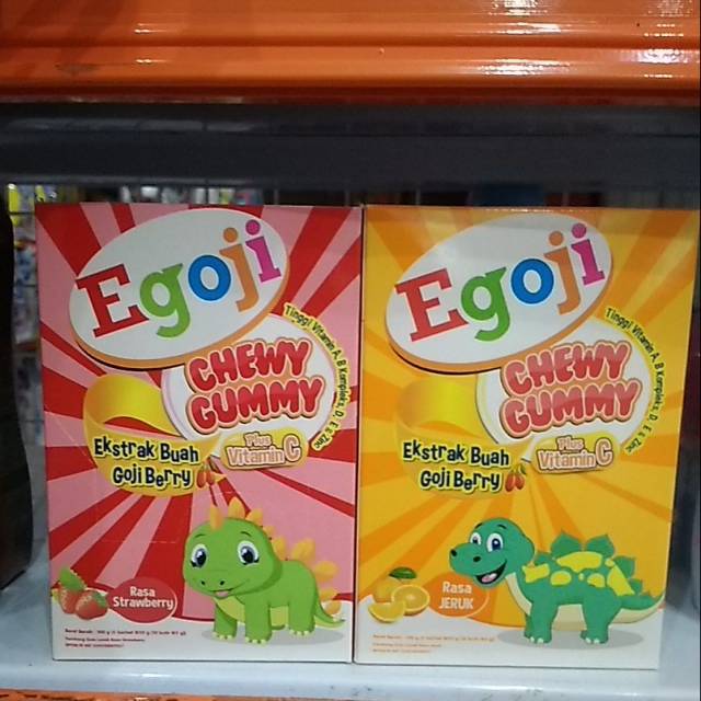 

Egoji Chewy Gummy Strawberry/Jeruk