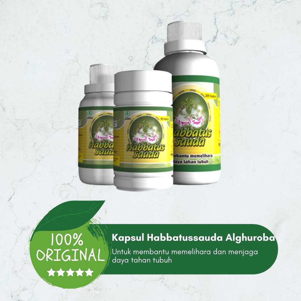 Kapsul Habbatussauda Serbuk Habbatussauda Al Ghuroba