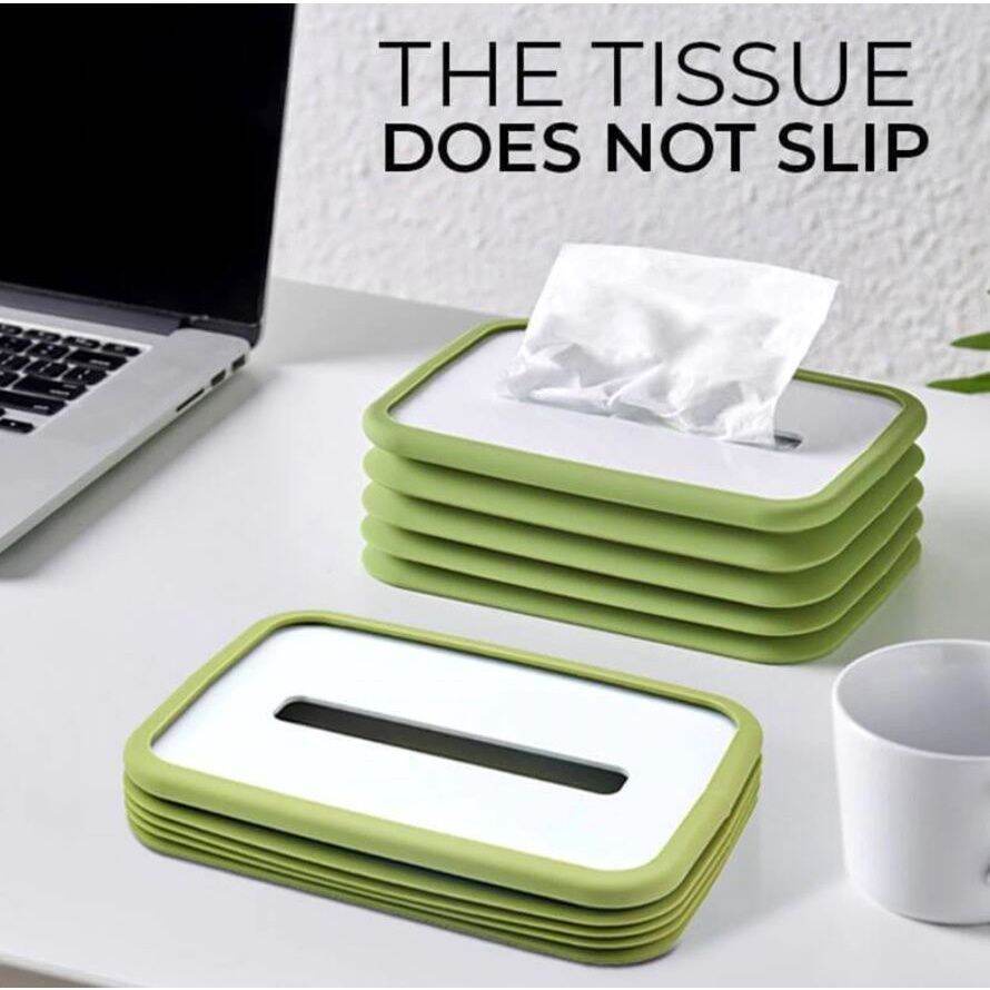 KOTAK TISSUE LIPAT / TISSUE BOX FLEXIBLE / TEMPAT TISSUE SERBAGUNA / KOTAK TISU TISUE [KK]