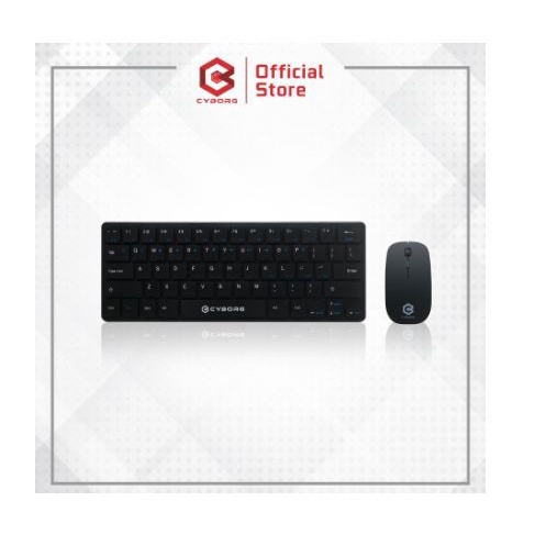 Keyboard mouse cyborg wireless 2.4ghz mini slim membrane tkl 64 keys 60% optical 3d combo bundle ckw200 ckw-200