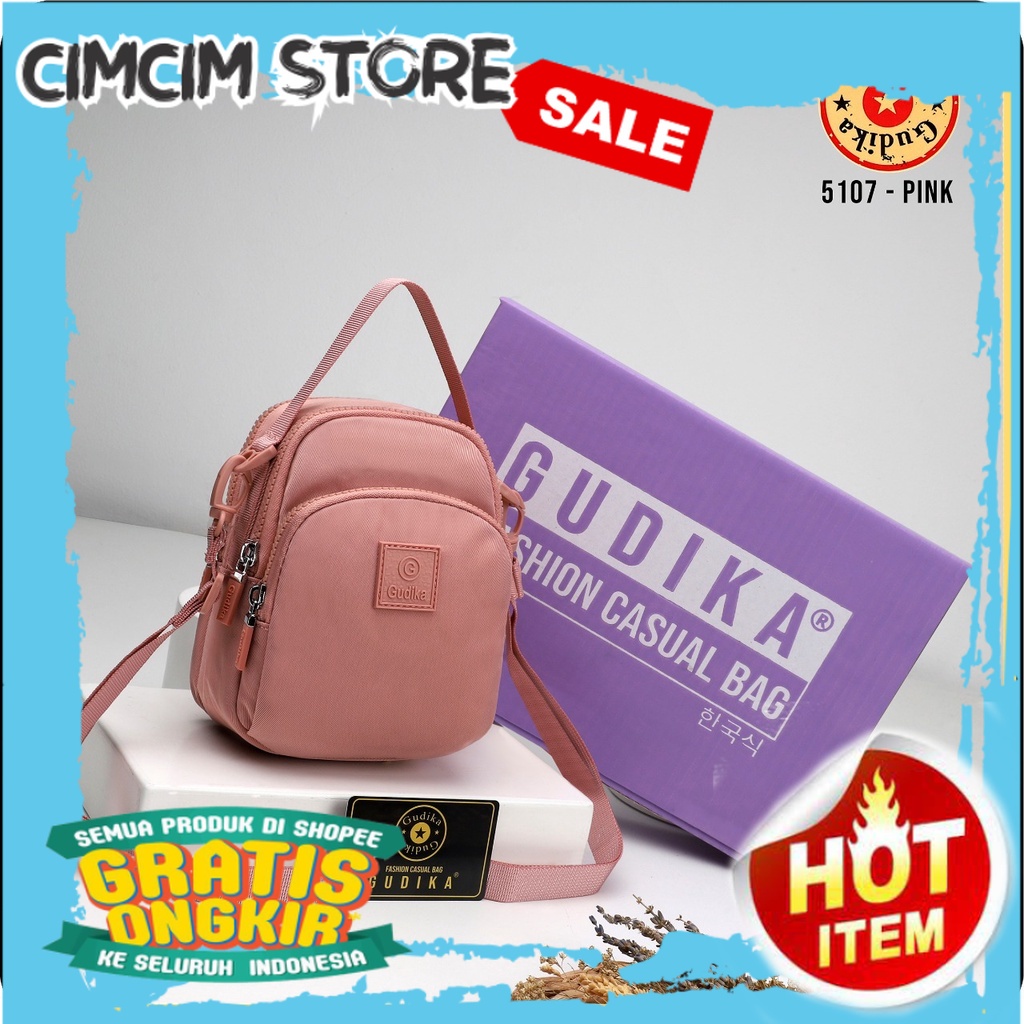 TAS TERBARU TERMURAH / Mini Sling Backpack GUDIKA 5107 - tas selempang wanita import original termur