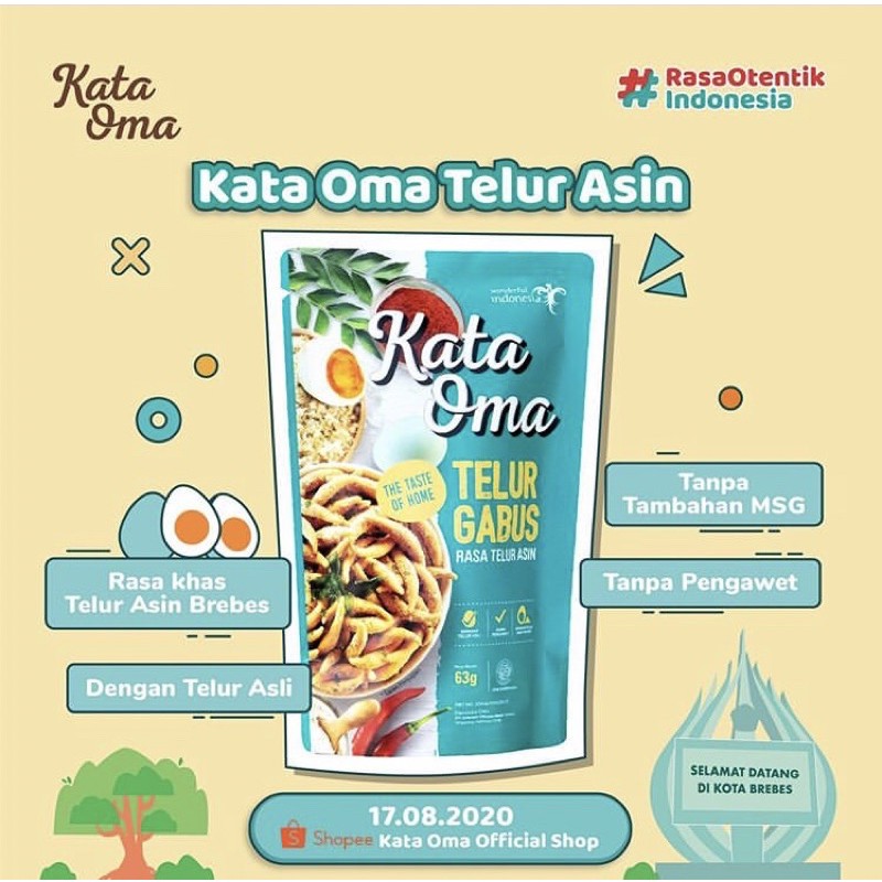 

Kata Oma Telur Gabus Telor Asin