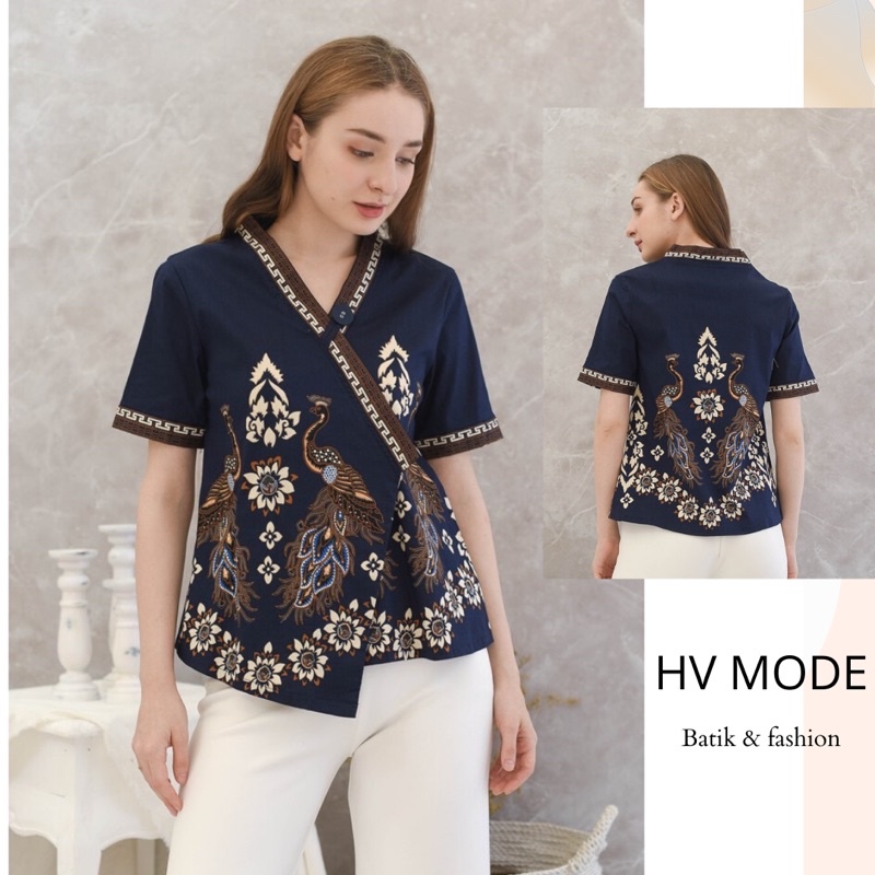 ATASAN BATIK - 267JM - NAVY