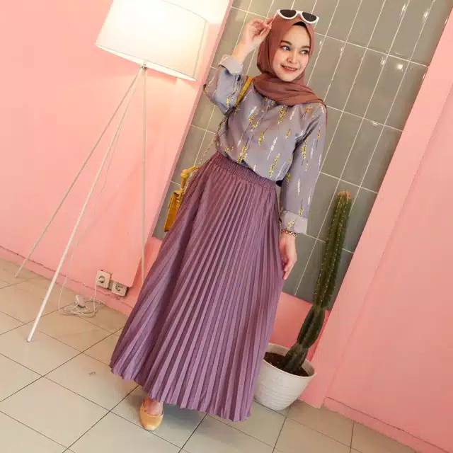 Jual Rok Plisket Premium Shopee Indonesia 8848