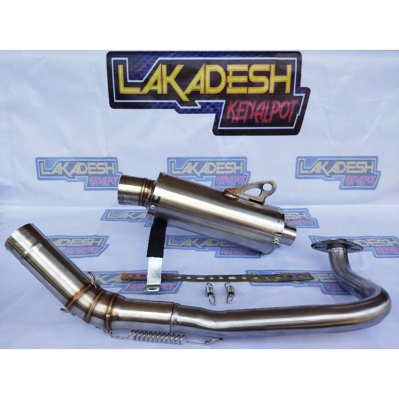 KNALPOT POLOS/LASER NAMA (INLET 38/50) BEAT MIO VARIO AEROX SCOOPY NMAX PCX ADV LEXI GENIO XRIDE DLL