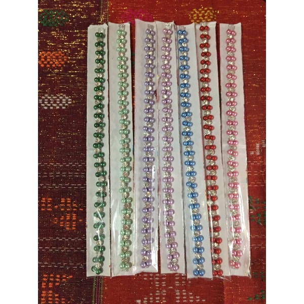 Mutiara rangkai || Payet rangkai 1cm