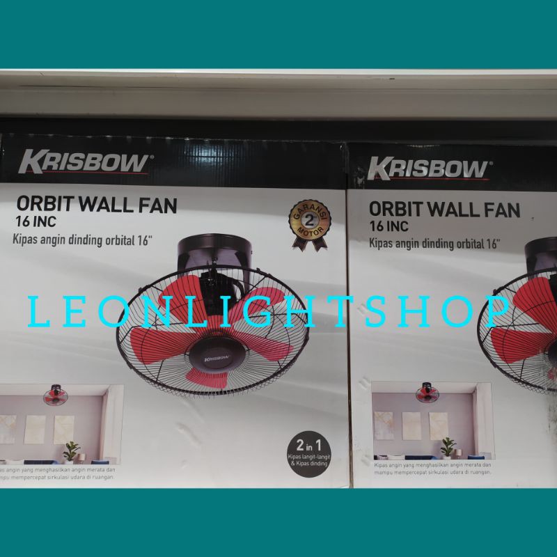 KRISBOW KIPAS ANGIN DINDING ORBIT 80W/KIPAS ANGIN PLAFON ORBIT/KIPAS ANGIN LANGIT-LANGIT ACE