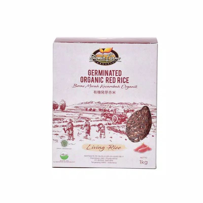 

Bionic Farm living rice red 1kg