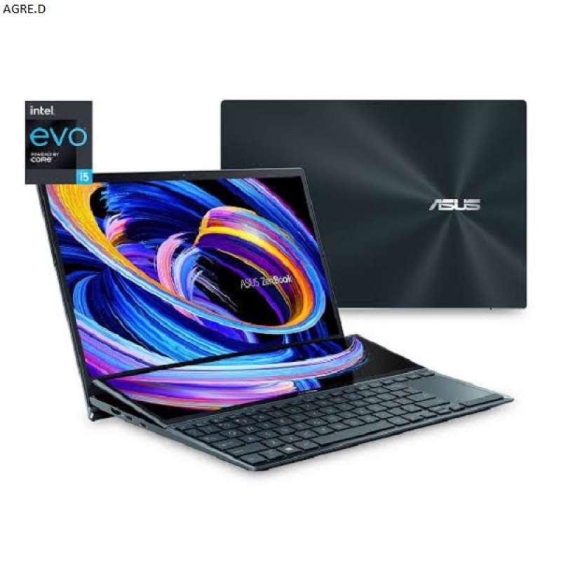 ASUS ZENBOOK PRO DUO UX482EA i5-1135G7 8GB 512GB SSD IRIS XE WIN10+OHS RESMI ASUS