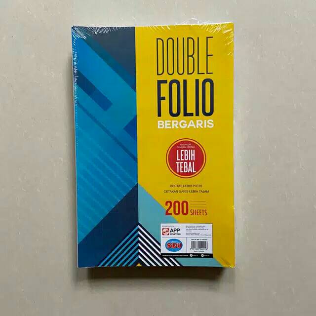Folio bergaris 200 lembar
