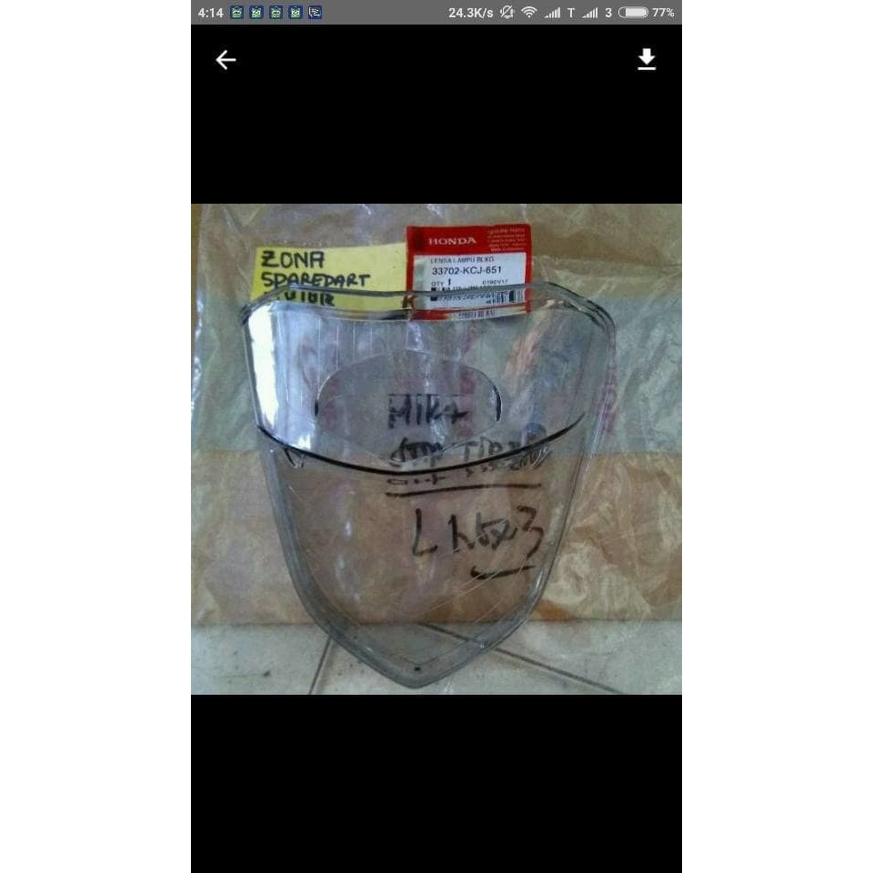 MIKA STOP BELAKANG TIGER REVO LED 33702 KCJ 651