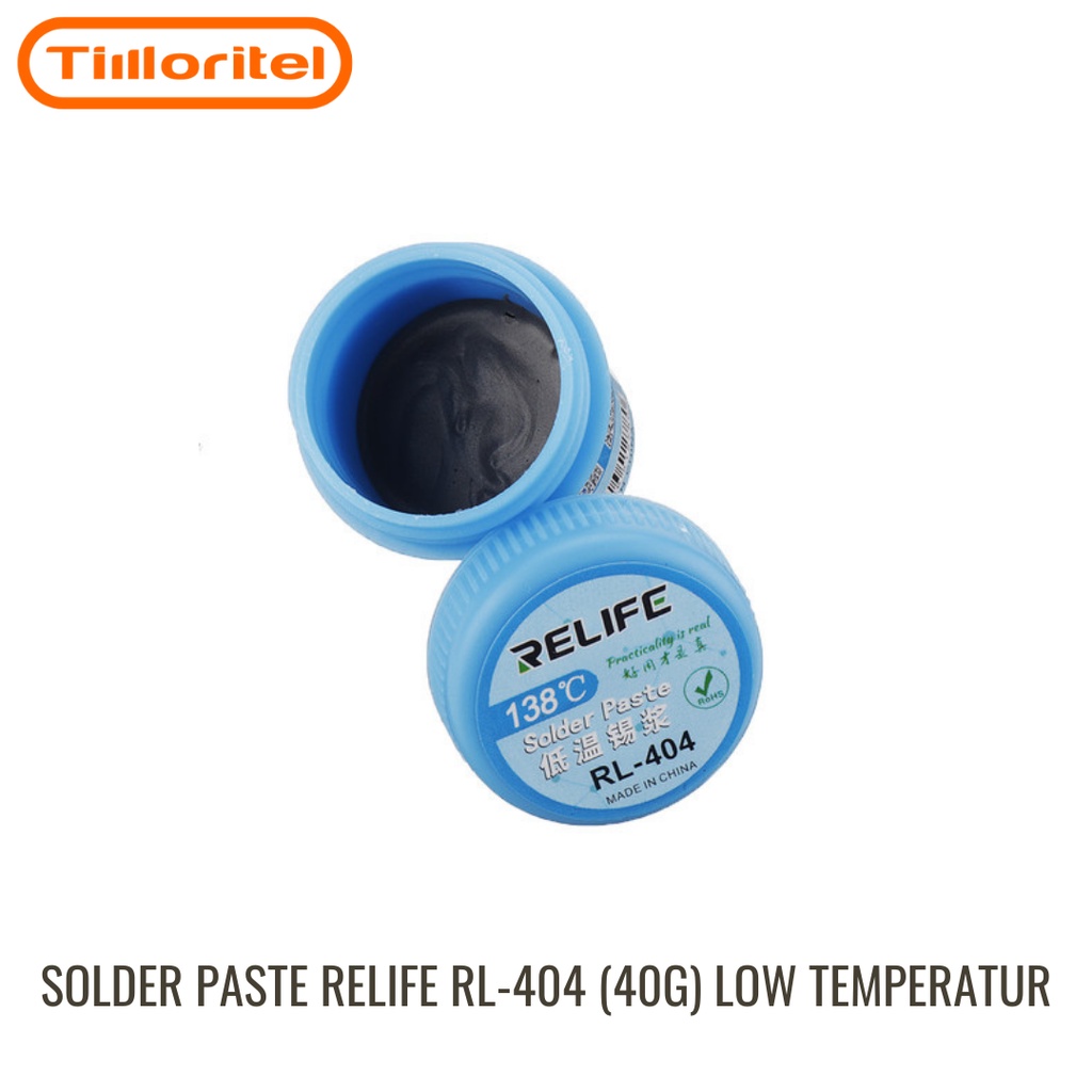 SOLDER PASTE RELIFE RL-404 (40G) LOW TEMPERATUR