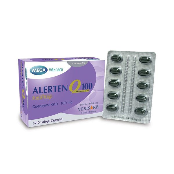 Alerten Q 100 30's kapsul Mega / Coenzyme Q10