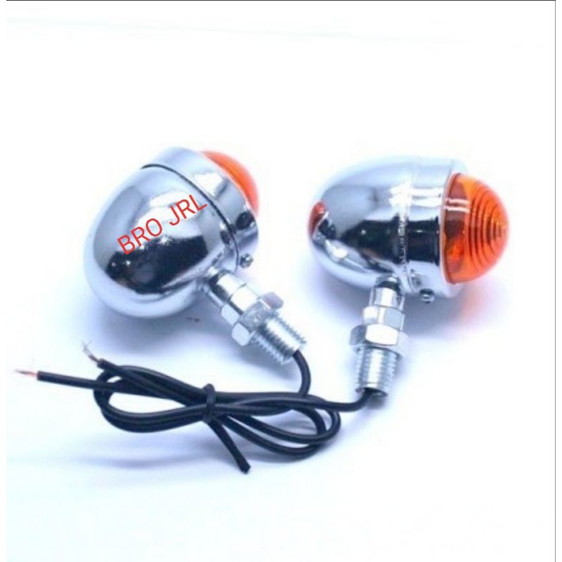 LAMPU SEIN MOTOR ACIPI MINI CROM KLASIK COSTUM