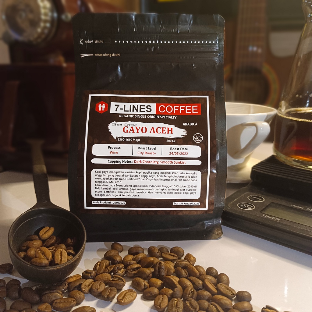 

Gayo Aceh, Wine Process 200 gram