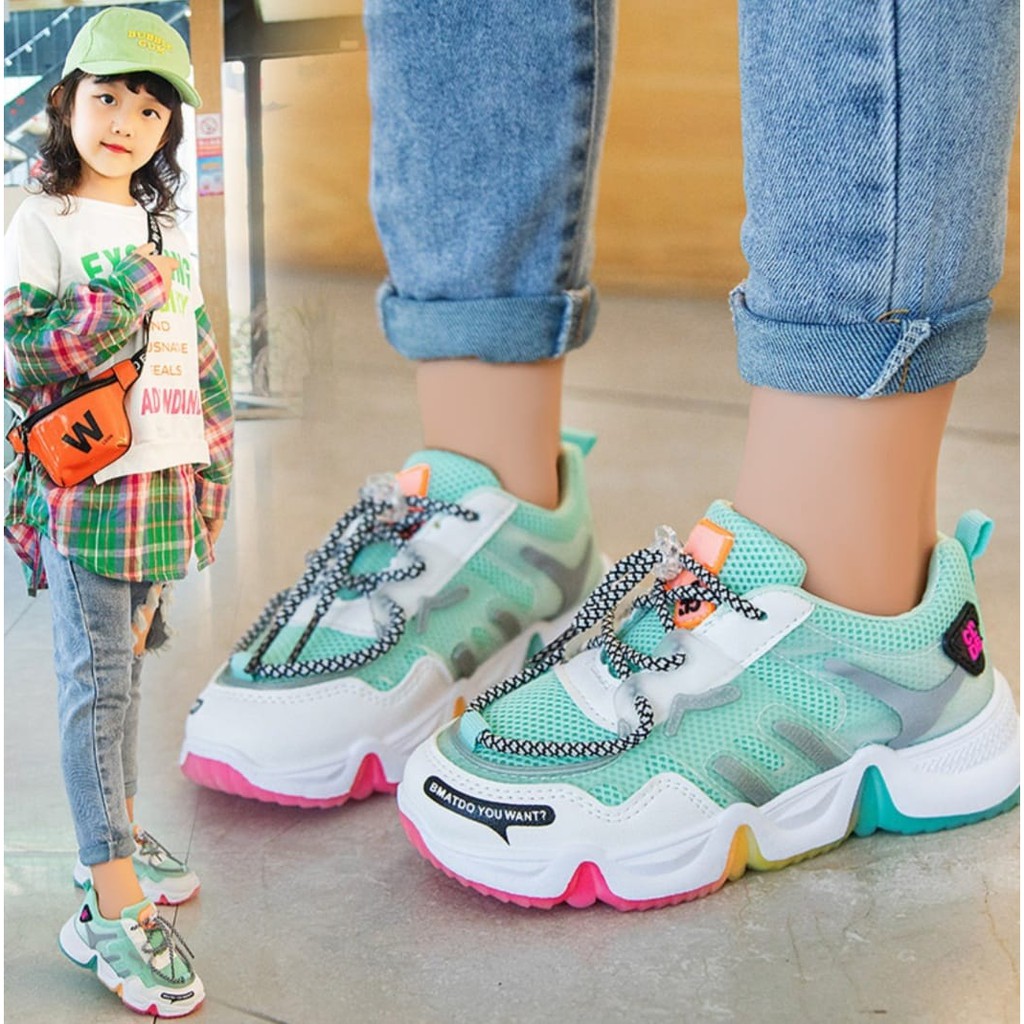 Sepatu Senakers Anak Lucyola Fashion AS150