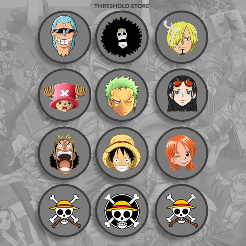 Sticker Pack One piece / Laptop Helm / Cutting