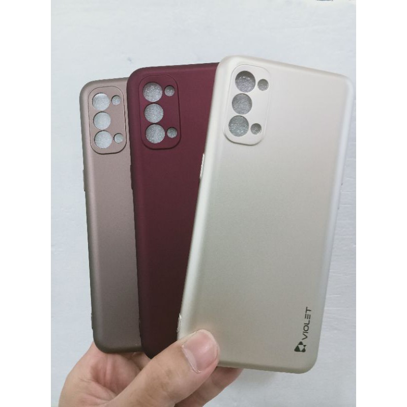 OPPO RENO 4 BABY SKIN ULTRATHIN CASING SOFTCASE VIOLET