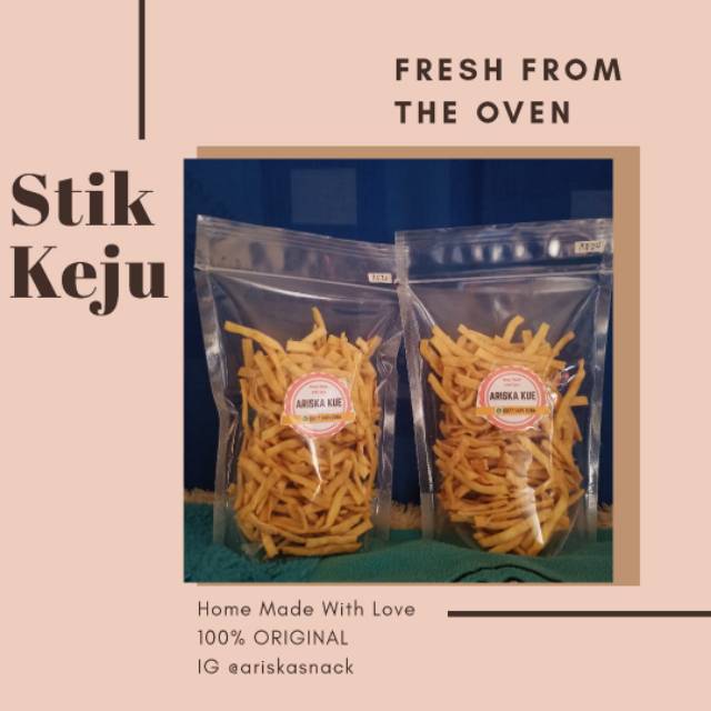 

KUE LEBARAN SNACK STICK KEJU RUMAHAN