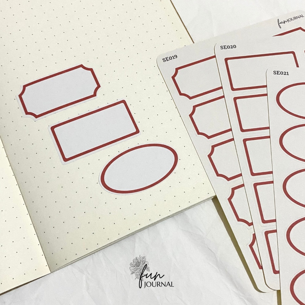 

FRAME LABEL I STICKER STIKER SHEET UNTUK JOURNAL JURNAL PLANNING PLANNER SCRAPBOOK DIY BUJO