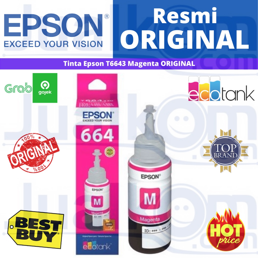 Tinta Epson T6643 Magenta Original