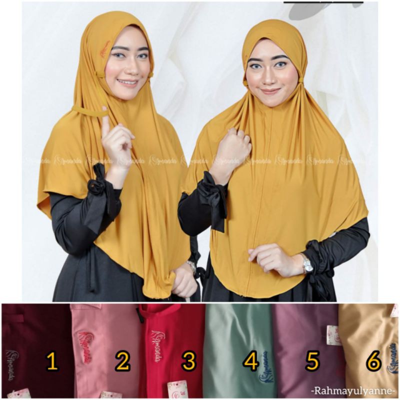 BERGO MARYAM AMANDA ORI / JILBAB AMANDA ORIGINAL/ BERGO MARYAM TERLARIS