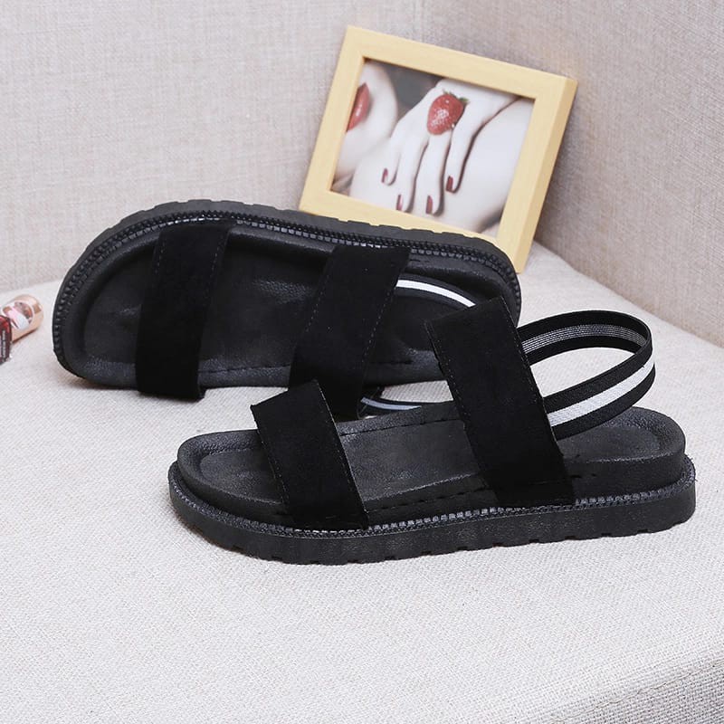 Sandal Wanita YOLAND / Sandal Tali Polos Premium WDS 161