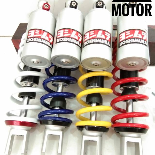 Shock Tabung Blk Merk Yoshimura Bisa Stell Empuk Dan Keras Untuk Motor Beat Vario Mio Dll Shopee Indonesia