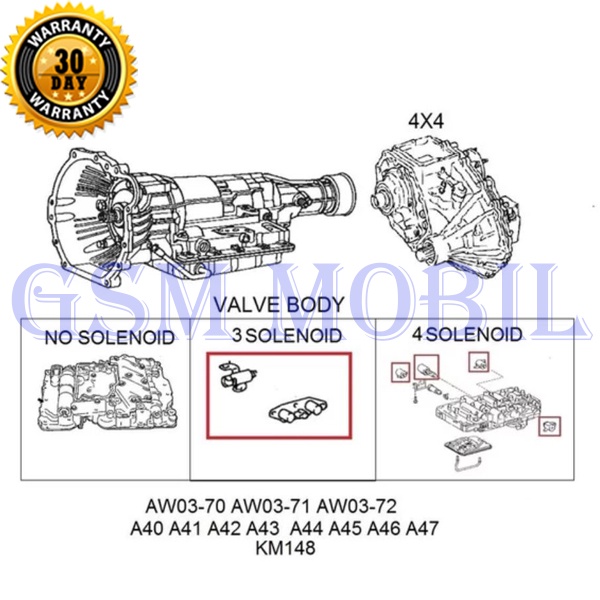 Kampas Matic Kijang Pajero Escudo L200 Storm 35633-30060 10006849