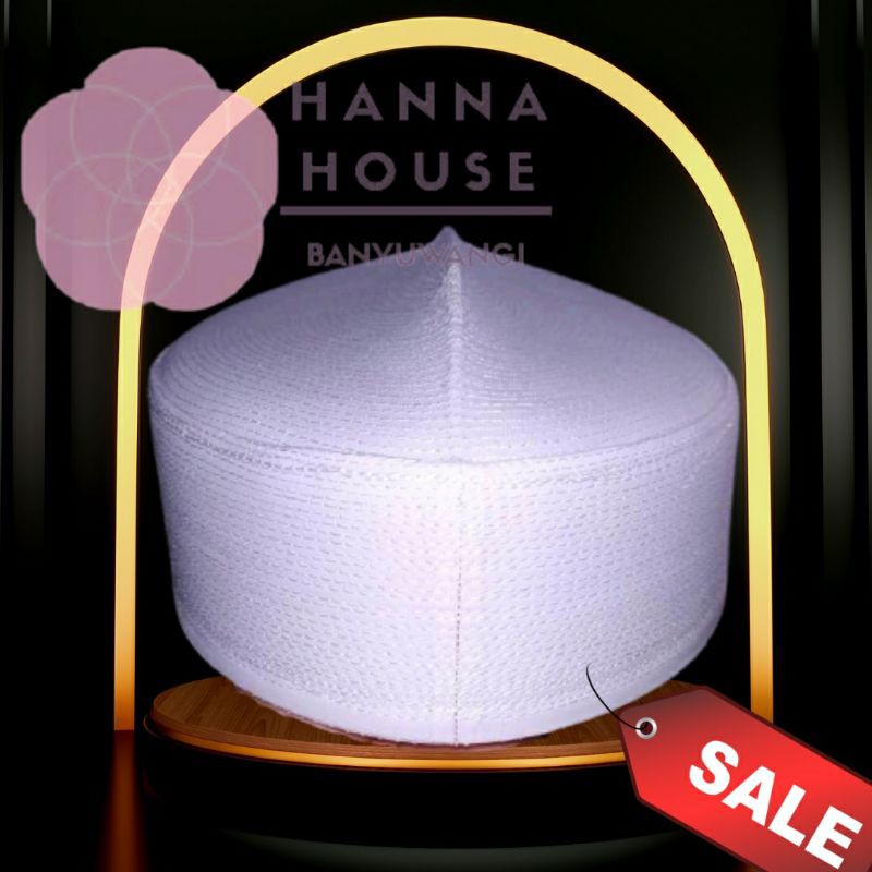 MENARA SUPER Peci Batok 6cm 8cm Perkodi Peci Putih Peci Haji