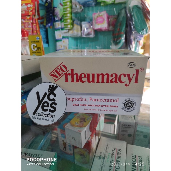 Neo Rheumacyl Neuro 20 pcs - 10 Pcs Tablet Remasil Ibuprofen Paracetamol Nyeri Kebas Kesemutan Kram Otot Sendi