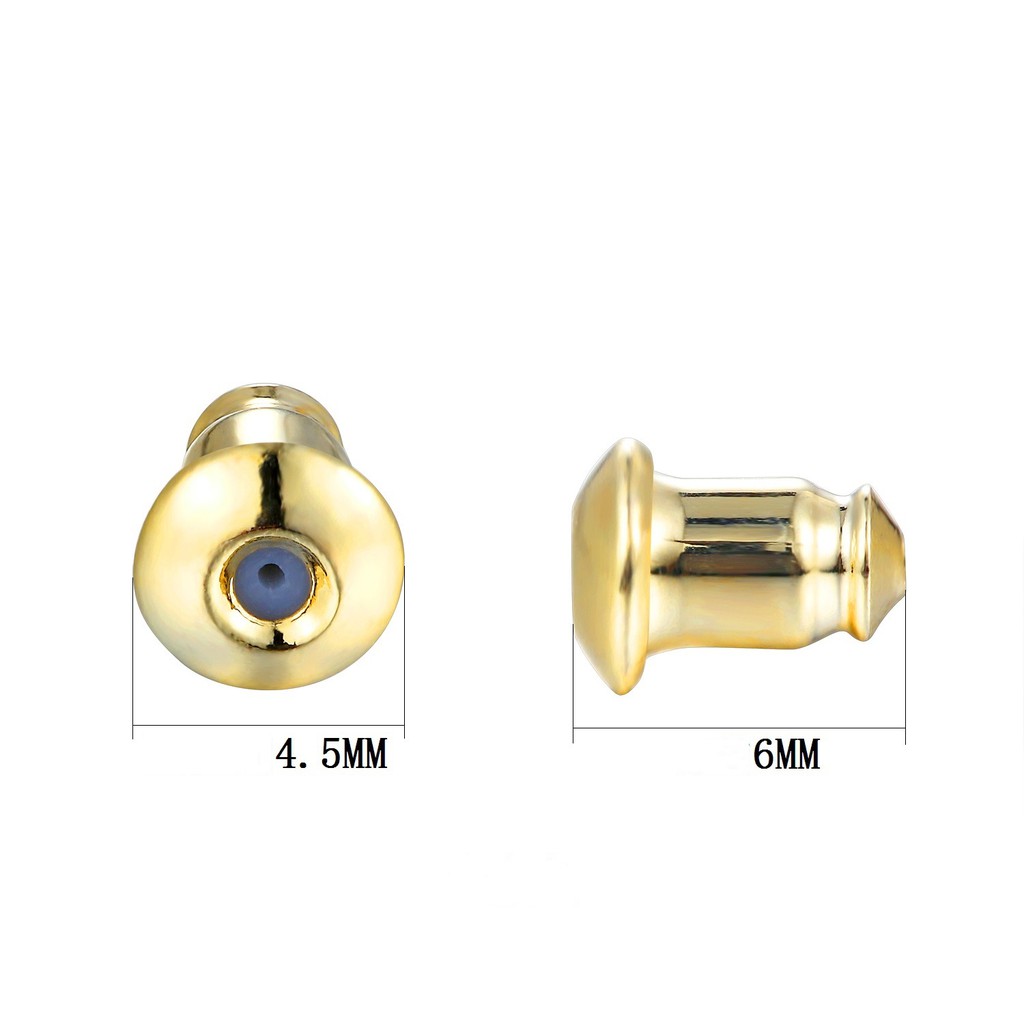 LRC Penutup Anting Ear Stoppers Metal 10pcs (5 pairs)