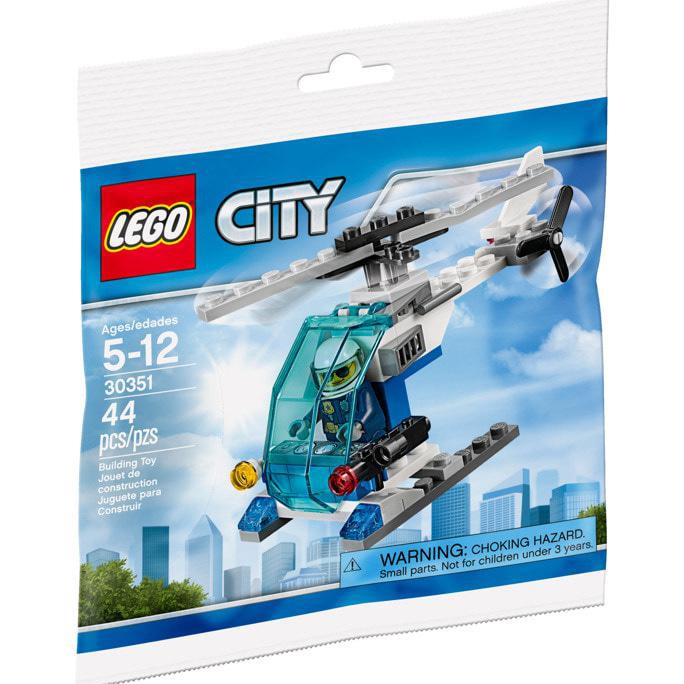 DISKON Lego City 30351 Police Helicopter Polybag Terlaris