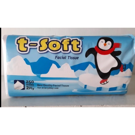 Tisu T-soft 250 Sheet Murah