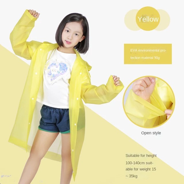 Jas Hujan Anak Cewek Fashion Korea Mantel Hujan Cowok Sekolah Raincoat Kids Girl  W131