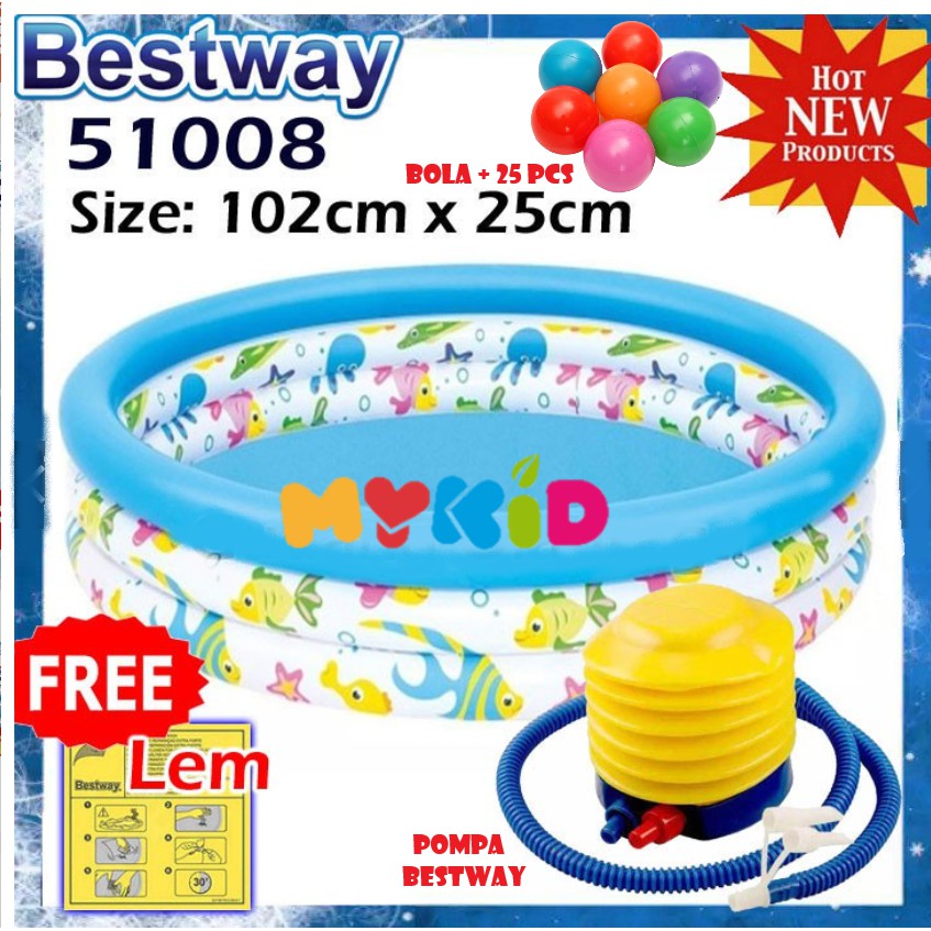 Kolam Renang Anak dan Bayi Bestway Ocean Life 51008 ...