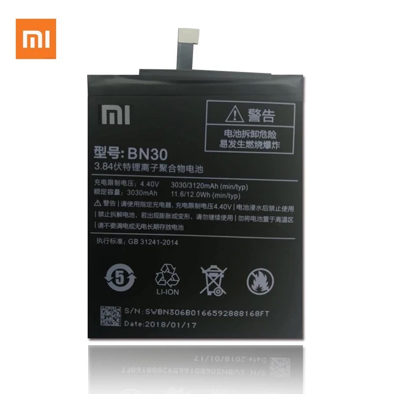 BATERAI XIAOMI REDMI 4A BN30 - ORI