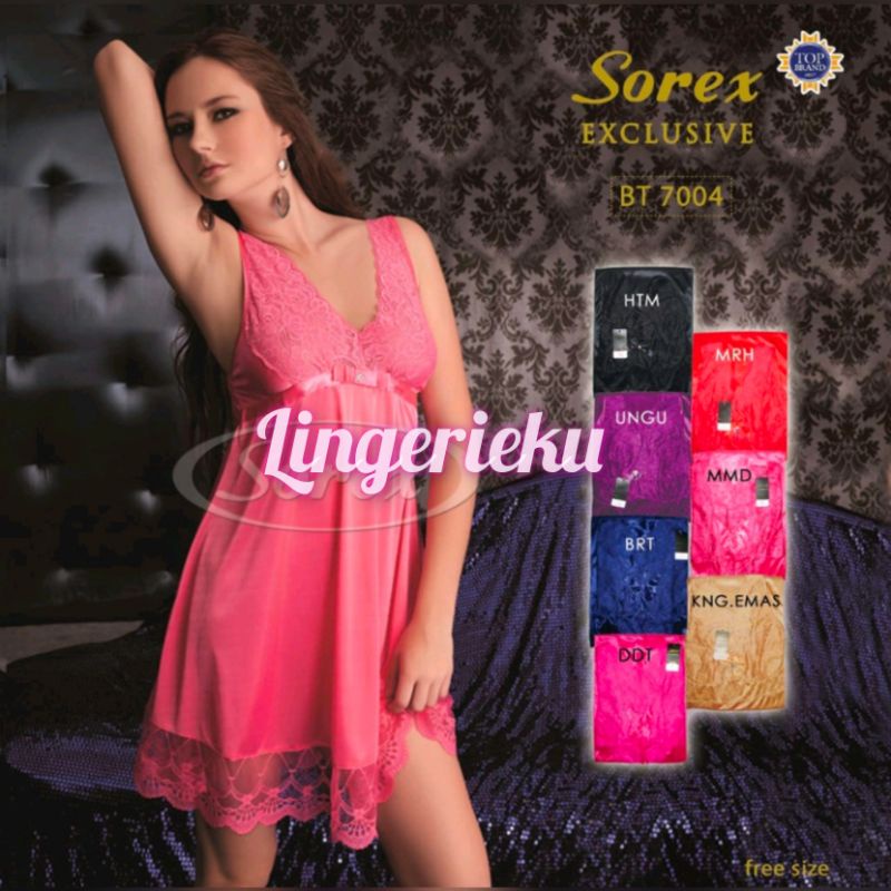 Sorex 7004 BT Baju Tidur Wanita Seksi Premium Lingerie Sorex Exclusive
