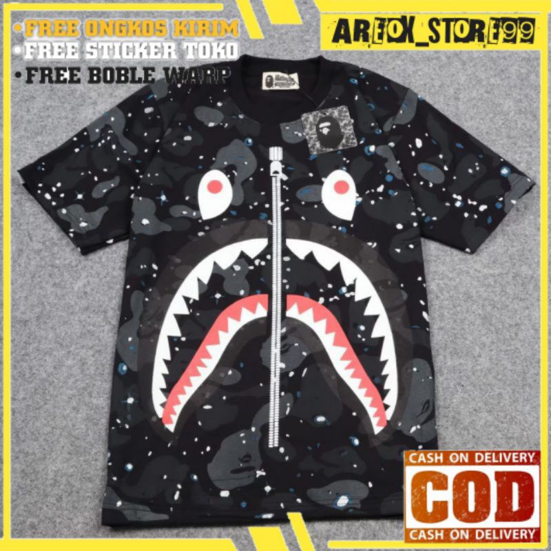 Harga baju bape shark best sale