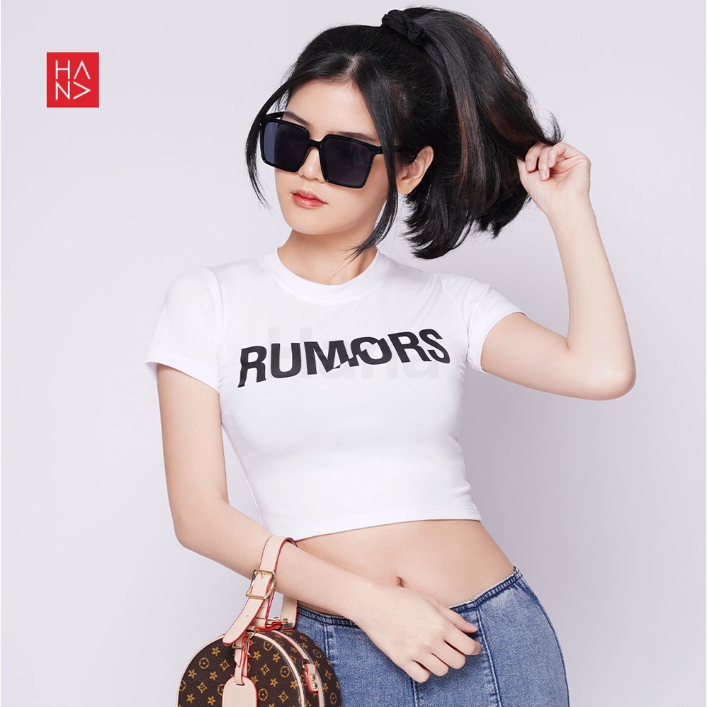 Hana Fashion - Rumors T-Shirt - Kaos Lengan Pendek Wanita - TS245