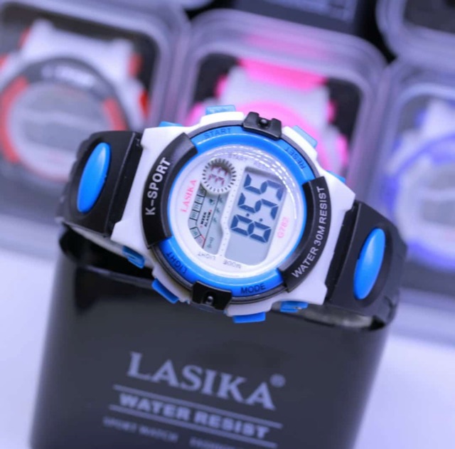 HARGA PROMO,,,JAM TANGAN LASIKA ANAK TK/SD/REMAJA ORIGINAL WATER RESIST