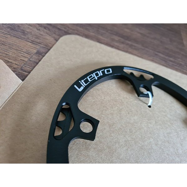 Original .. Chainring Litepro 44T Oval Bcd 130mm .. chain ring 44 t 130 mm .. sepeda lipat All fnhon
