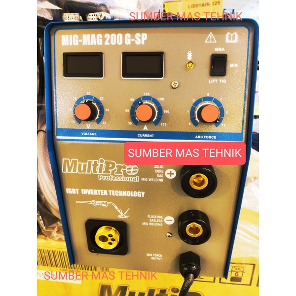 MESIN LAS CO2 MULTIPRO MIG MAG 200 G-SP  TRAVOLAS MULTI PRO MIG200