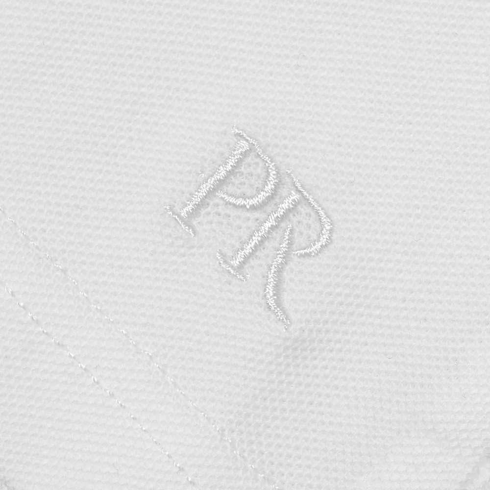 Philip Roth Bottom PR Embroidery Polo Shirt White