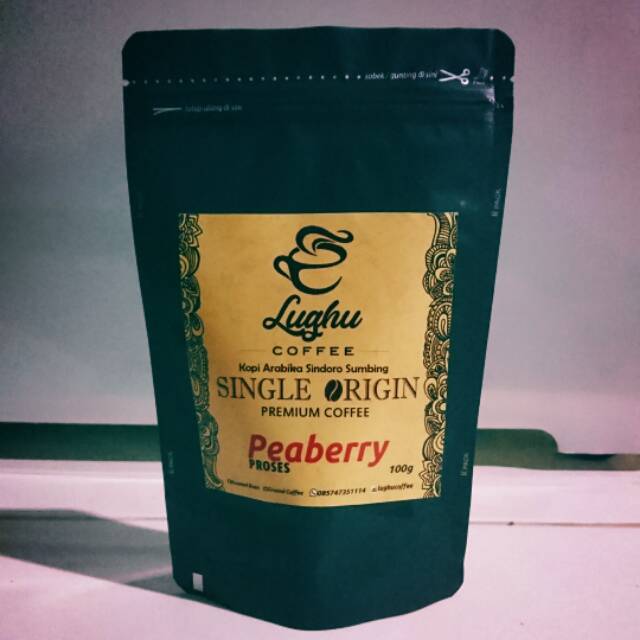 

Kopi Arabika lanang/peaberry Sindoro