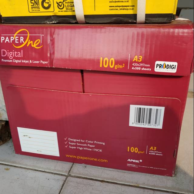 

Kertas A3 100 gram paper one