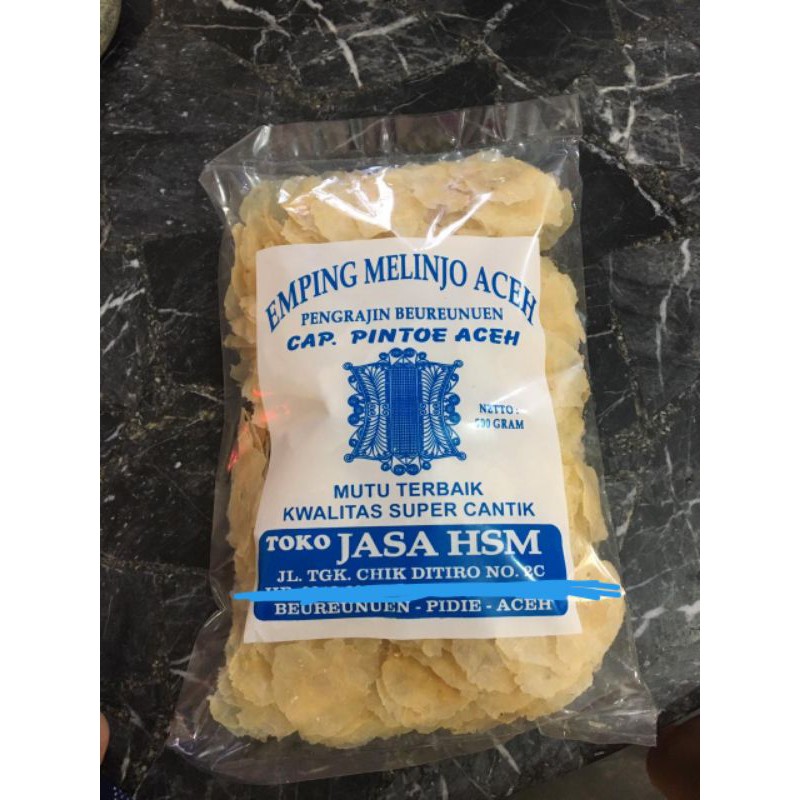 

EMPING MELINJO ACEH SUPER GRADE A BERNEUN ASLI / EMPING SUPER / EMPING ACEH BERNEUN/ EMPING MELINJO