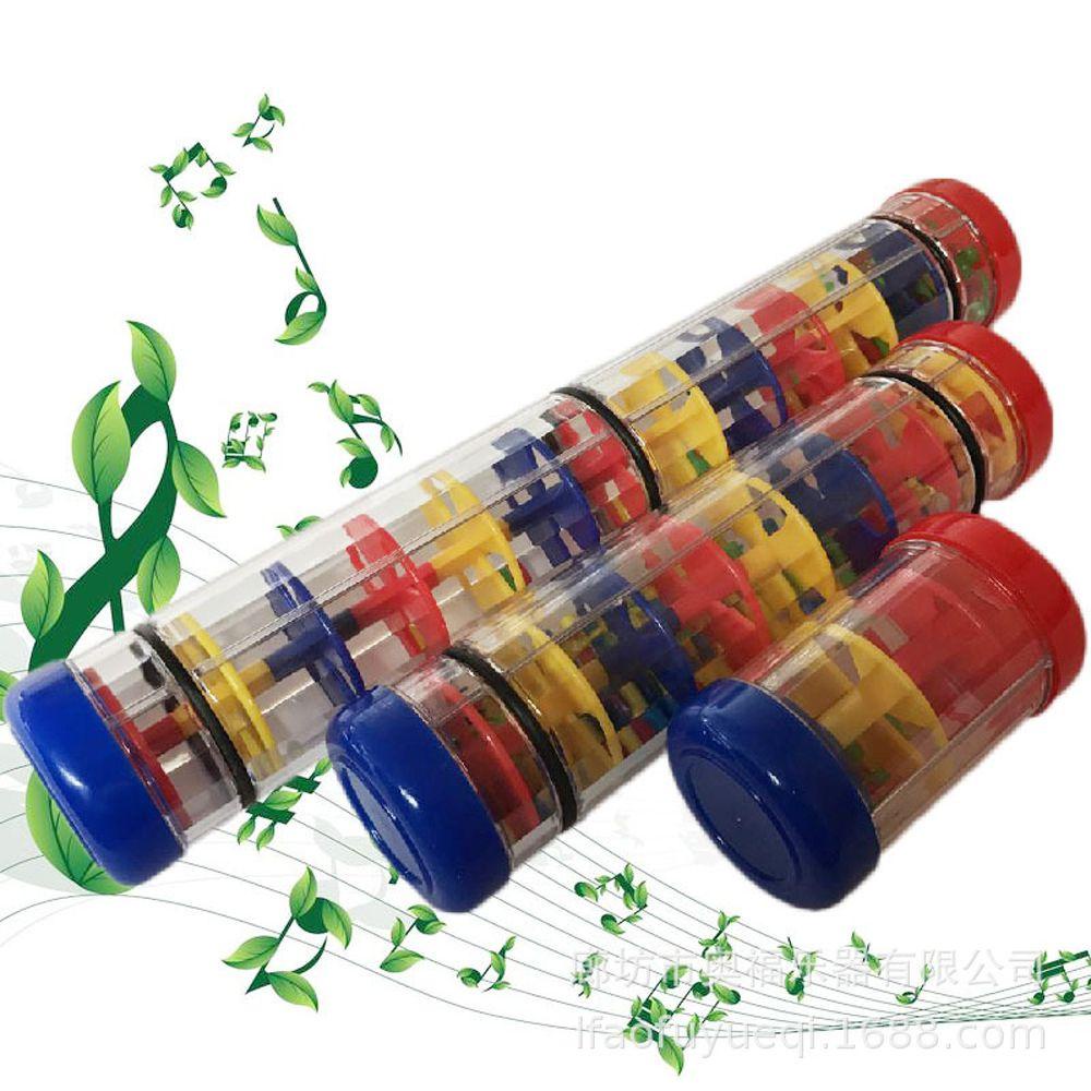 Jual TOBIE Plastic Rain Stick Musical Toy Instrument Rainstick Rainbow