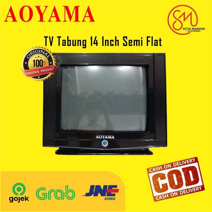 AOYAMA TV Tabung 14 Inch Semi Flat - Cembung - 60 Watt - RCA